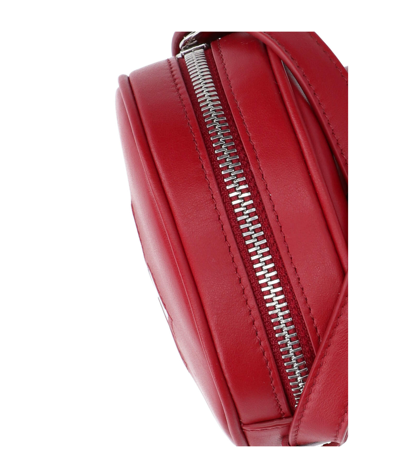 Courrèges Reedition Circle Crossbody Bag In Red