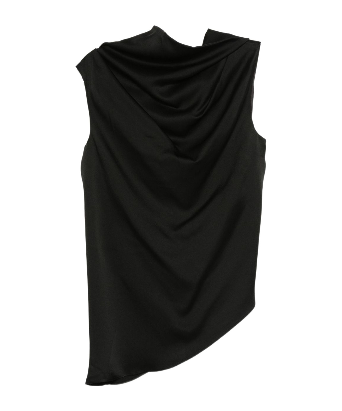 Rohe Cowl-neck Sleeveless Blouse In Black