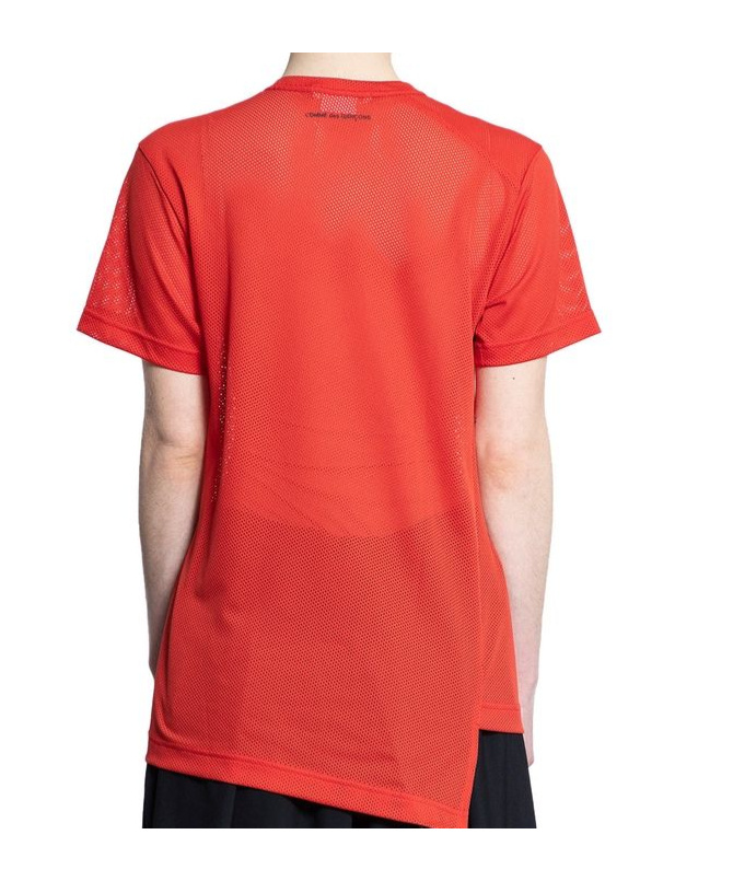 Comme Des Garçons Asymmetric Mesh T-shirt
