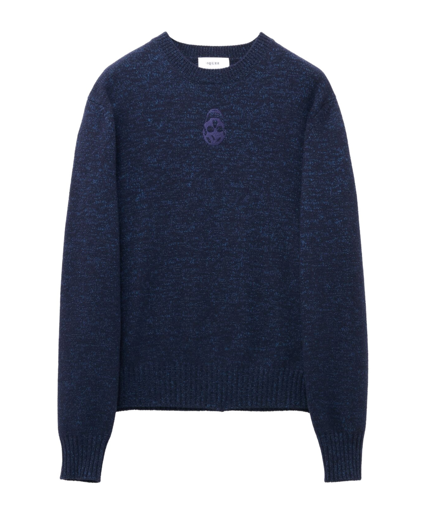 Alexander Mcqueen Long-sleeved Sweater In Black