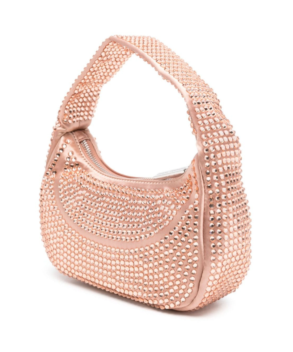 Shop Chiara Ferragni Mini Rhinestone-embellished Tote Bag In Nude