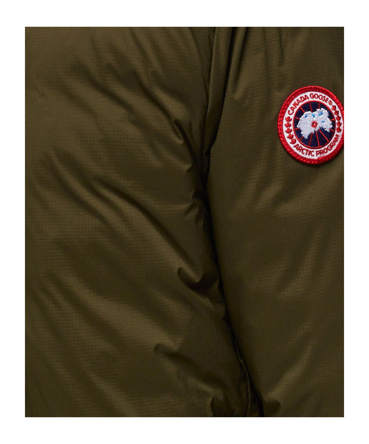 Canada Goose Lodge Hoody Puffer Jacket In Green