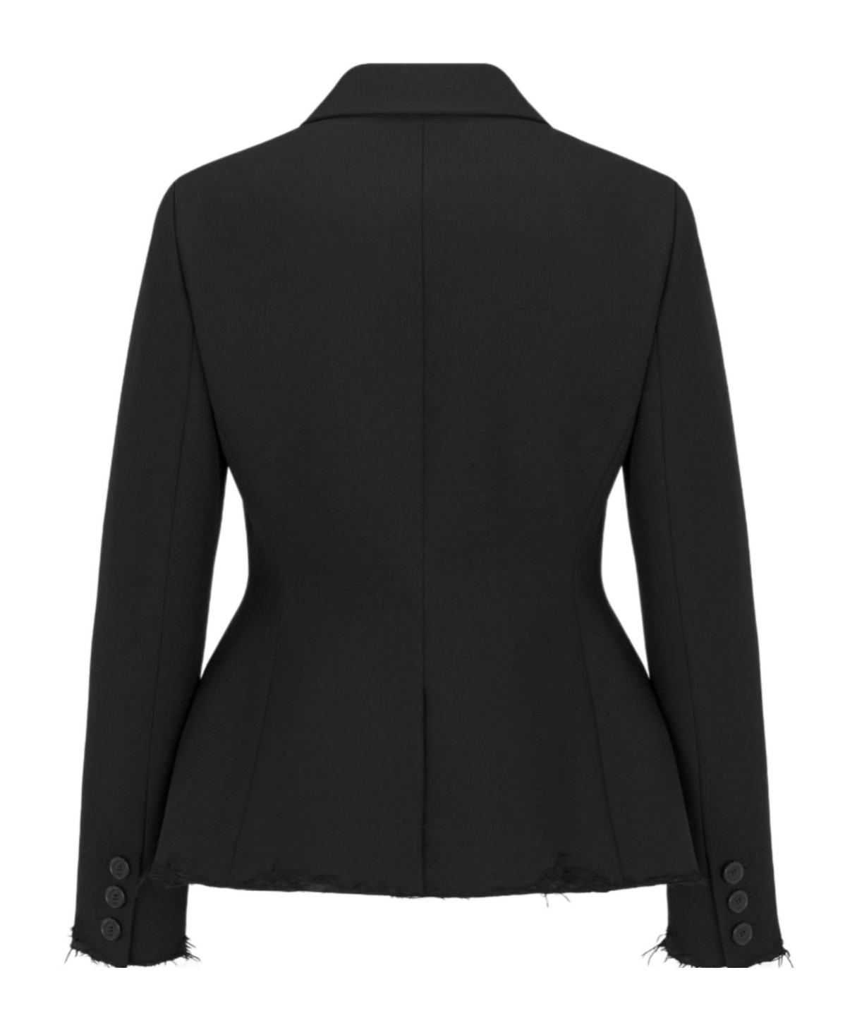 Dior Double-breasted Blazer In Black