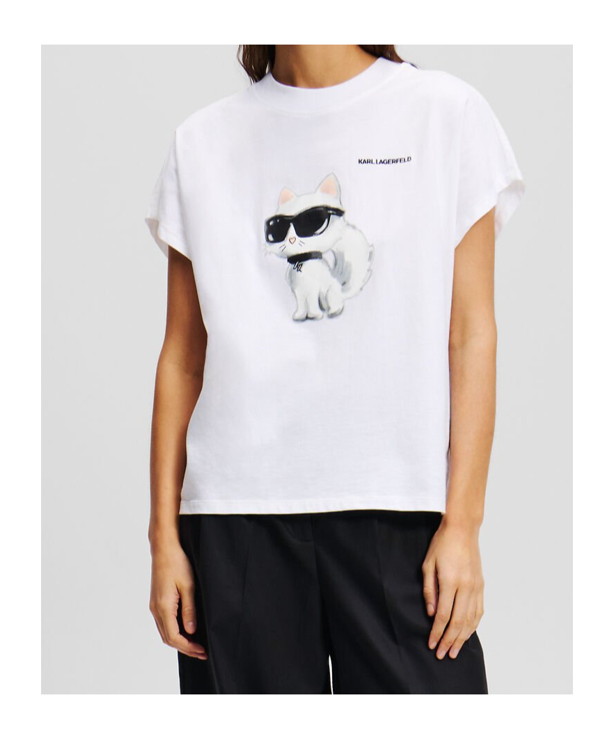 Karl Lagerfeld Oversized T-shirt In White