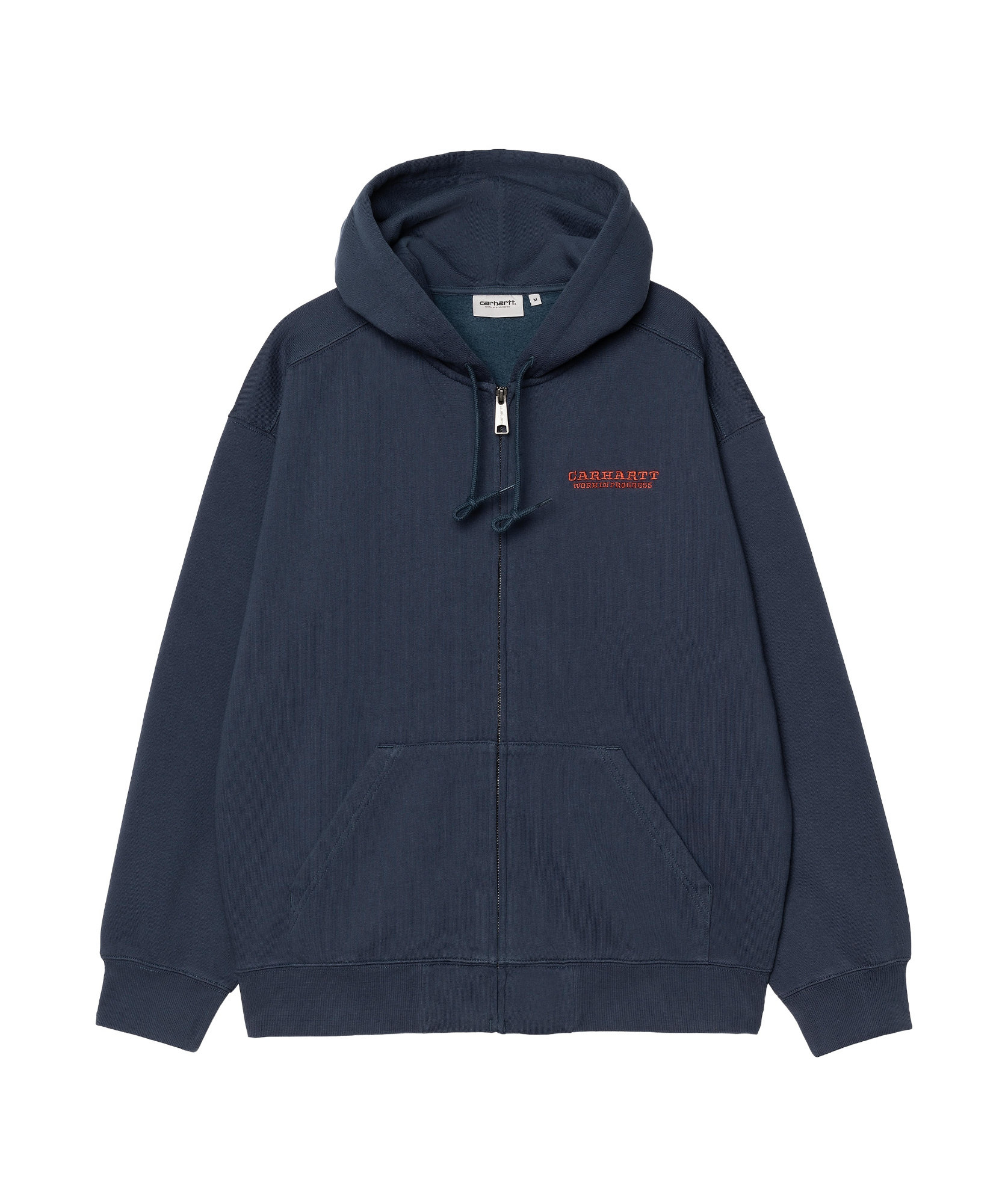 Carhartt Hooded Sweatshirt With Graphic Print And Pockets In Black