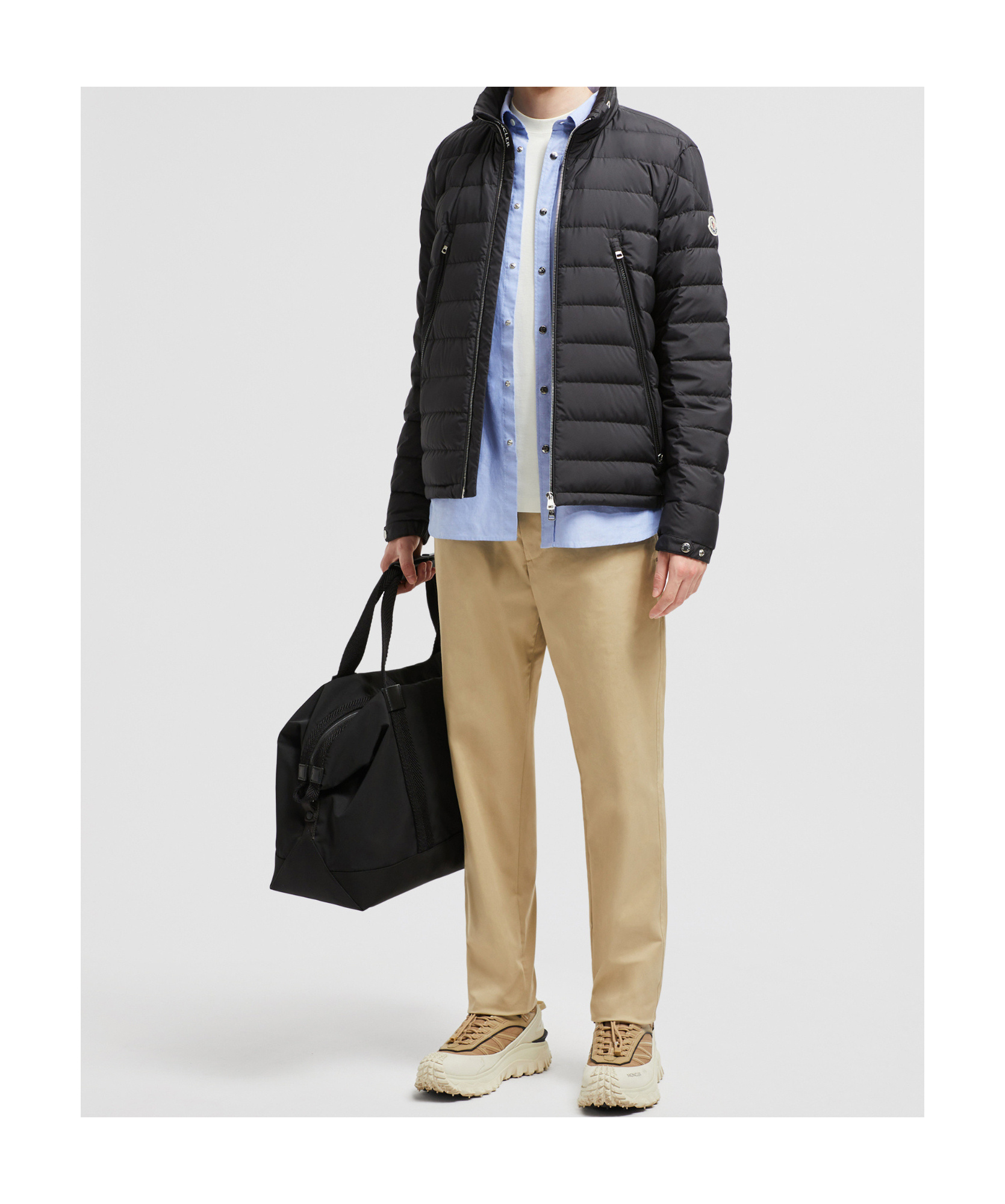Moncler Grenoble Camurac Short Down Jacket In Black