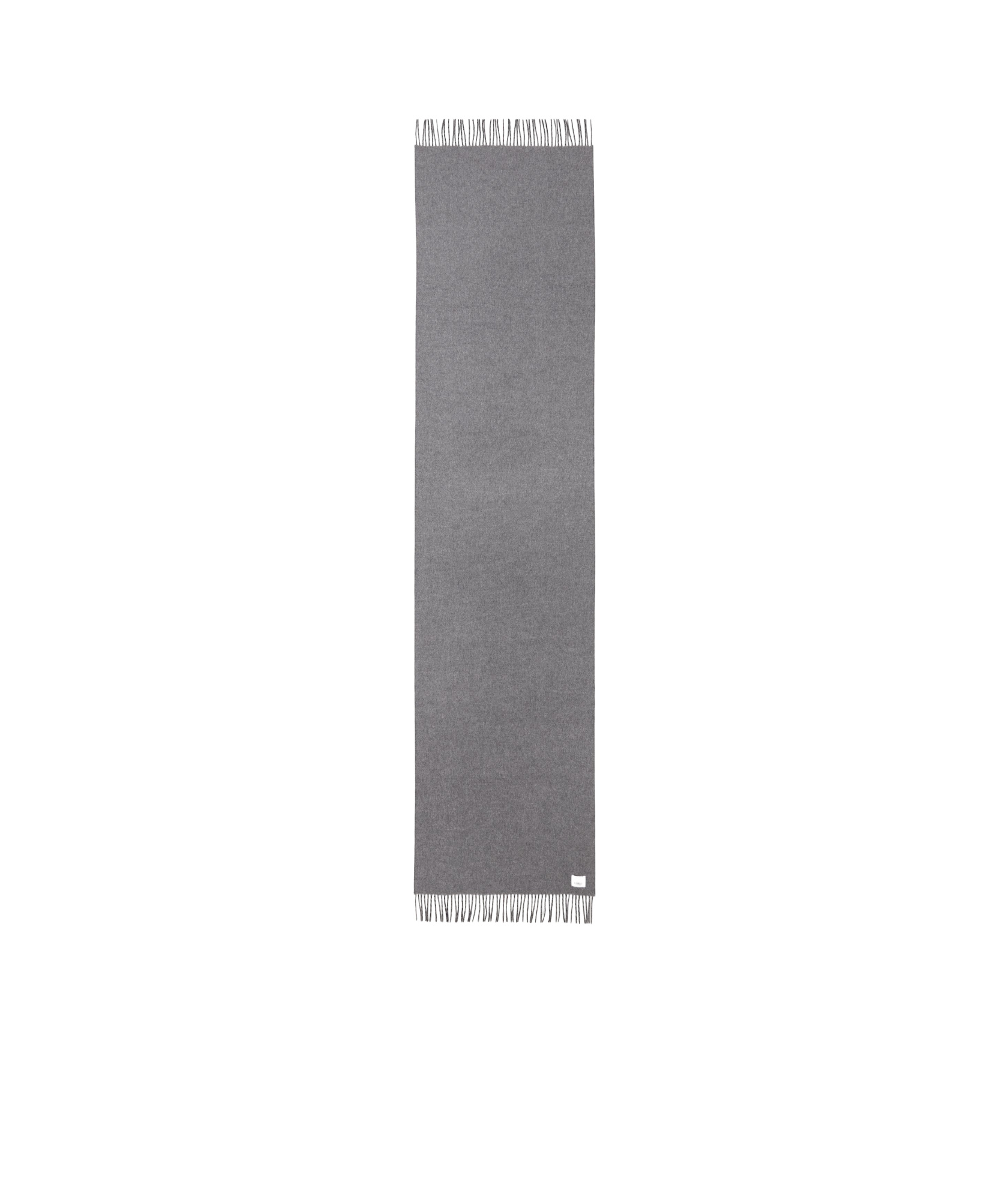 Burberry Reversible Check Cashmere Scarf In Charcoal-grey