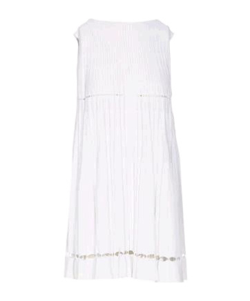Alaïa Sleeveless Dress In White
