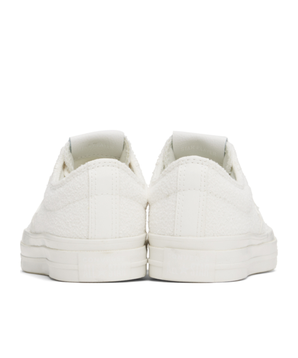 Converse Lace-up Low-cut Casual Shoes In White