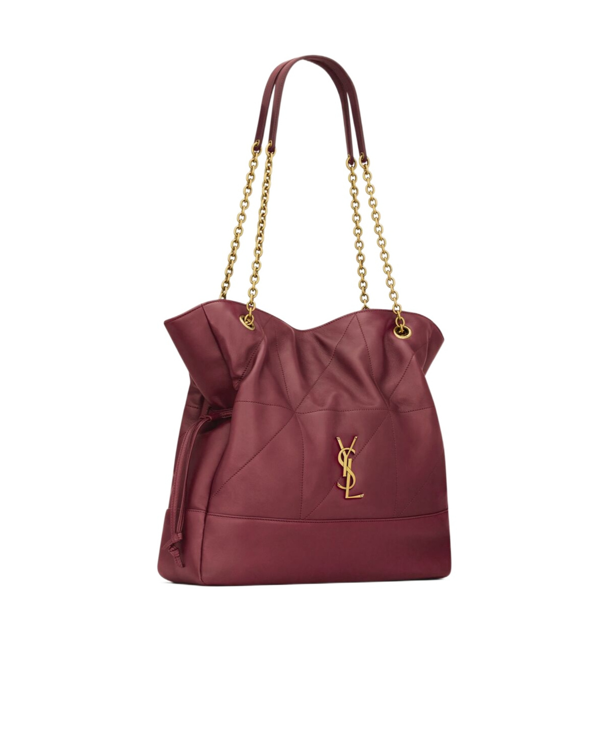 Saint Laurent Jamie 4.3 Large Leather Shoulder Bag In Bordeaux Red