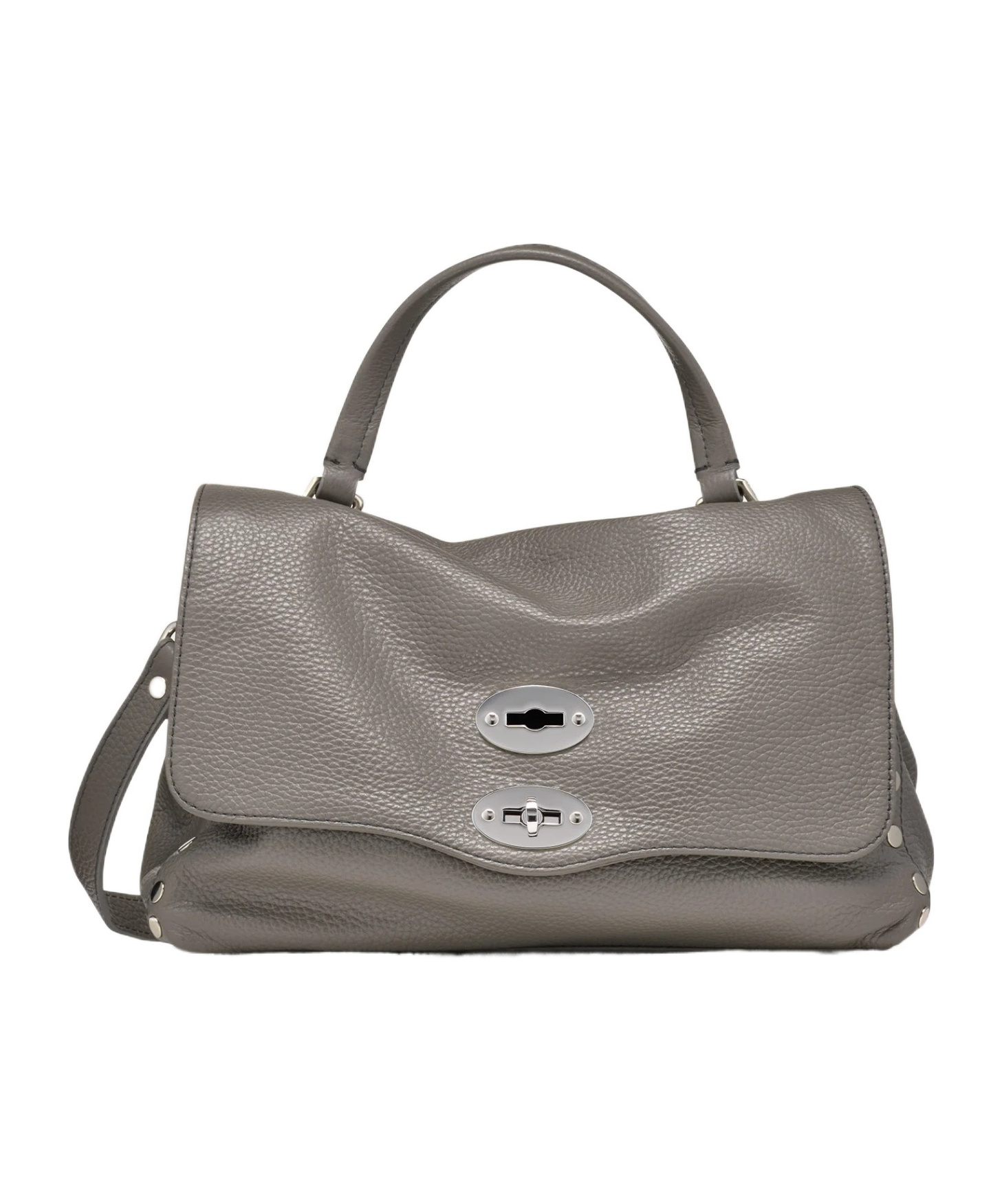 Zanellato Small Postina Messenger Bag In Gray
