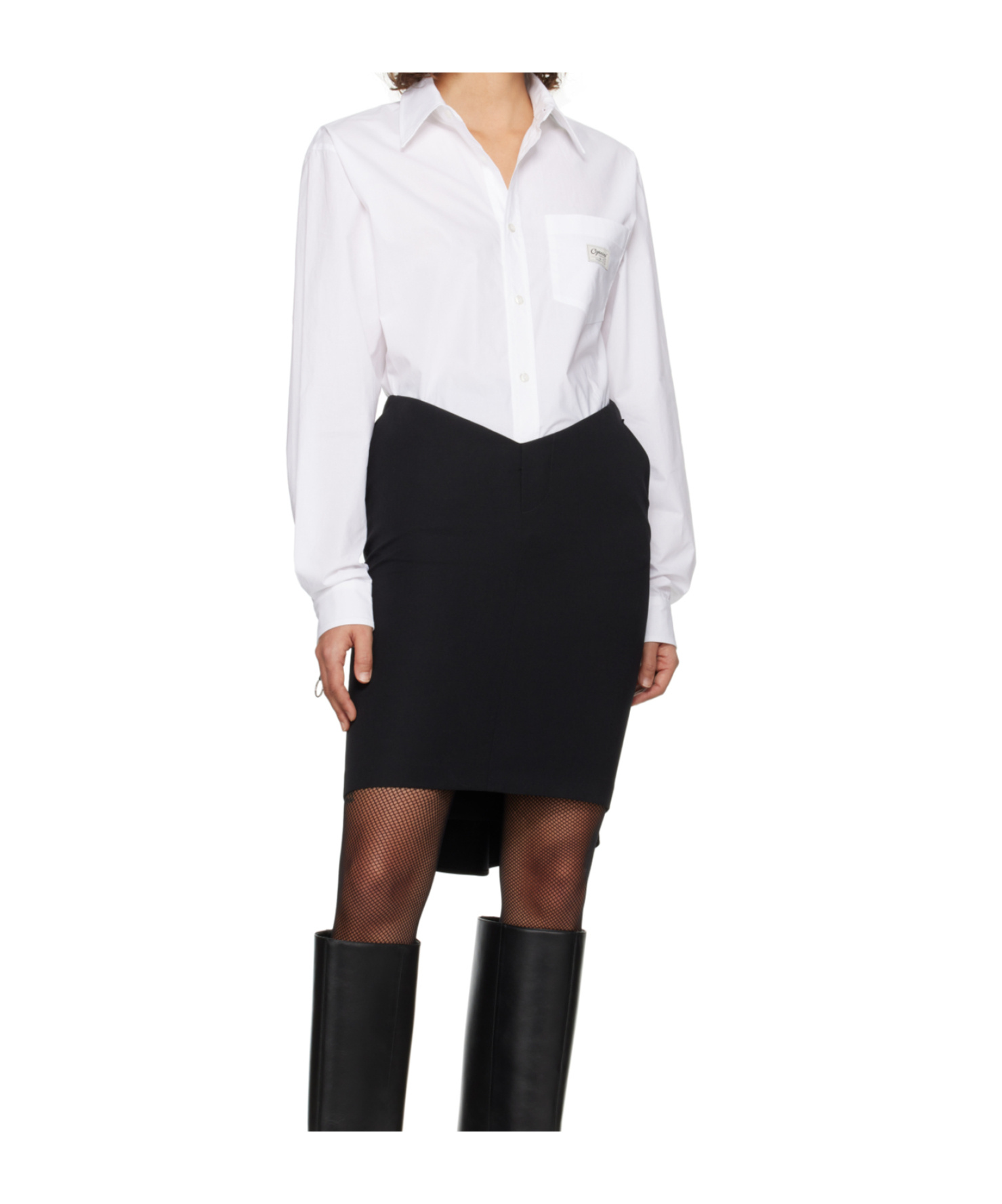 COPERNI SHIRT-STYLE BODYSUIT