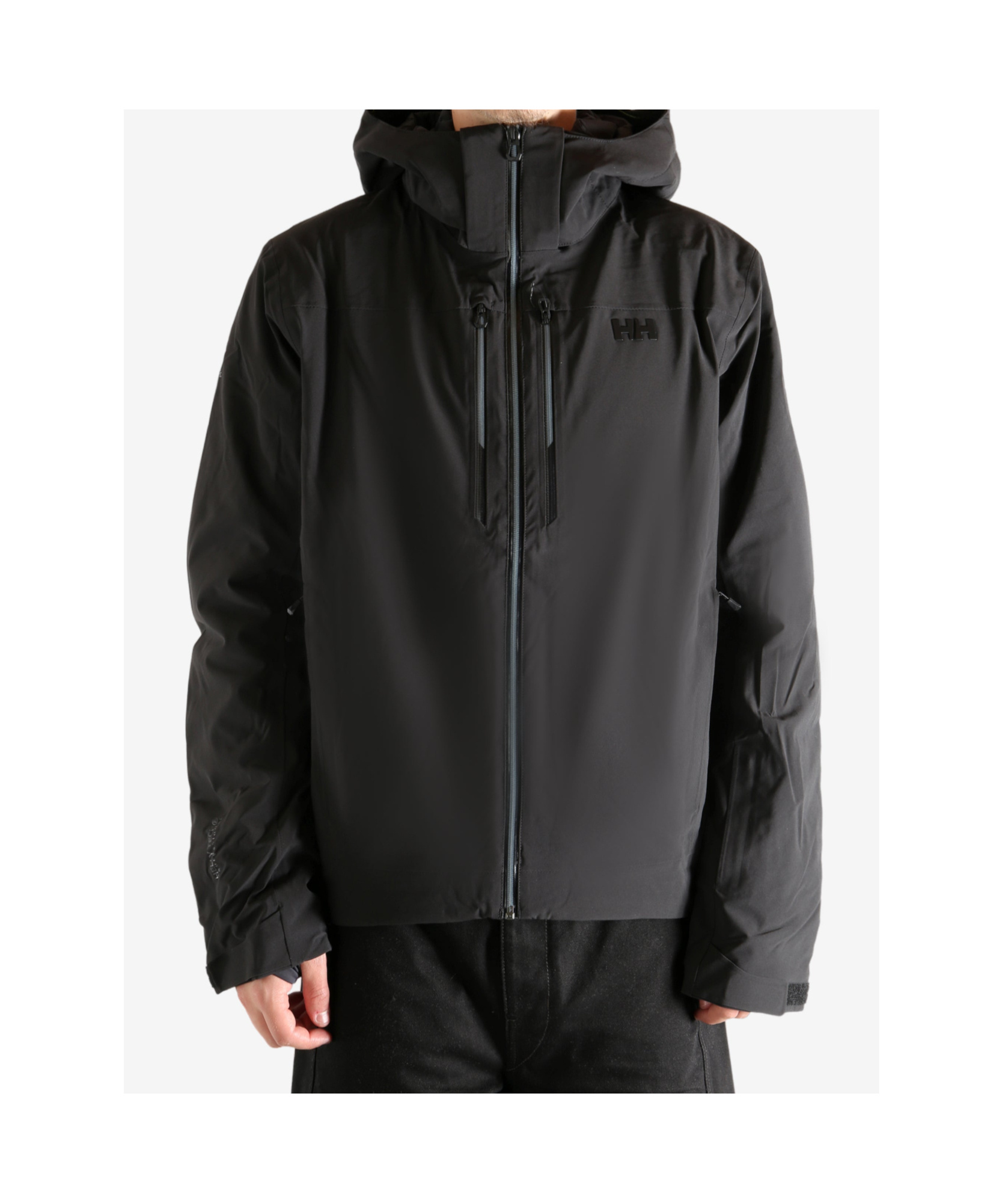 Helly Hansen Men Alpha Lifaloft Insulated Ski Jacket In Black