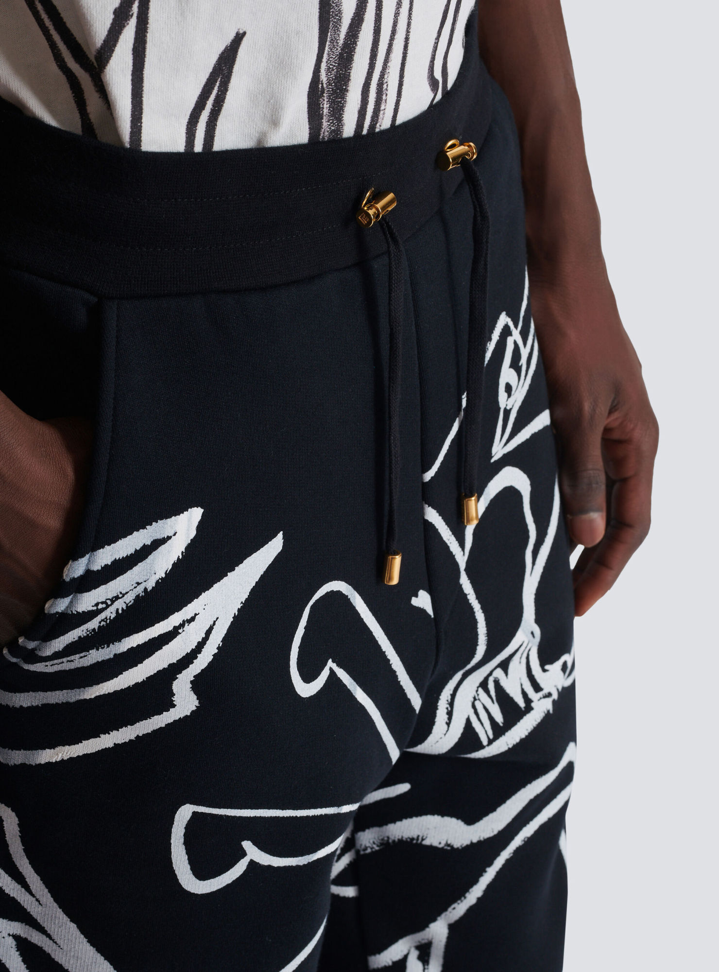 Balmain X Disney The Lion King Sweatpants In Black