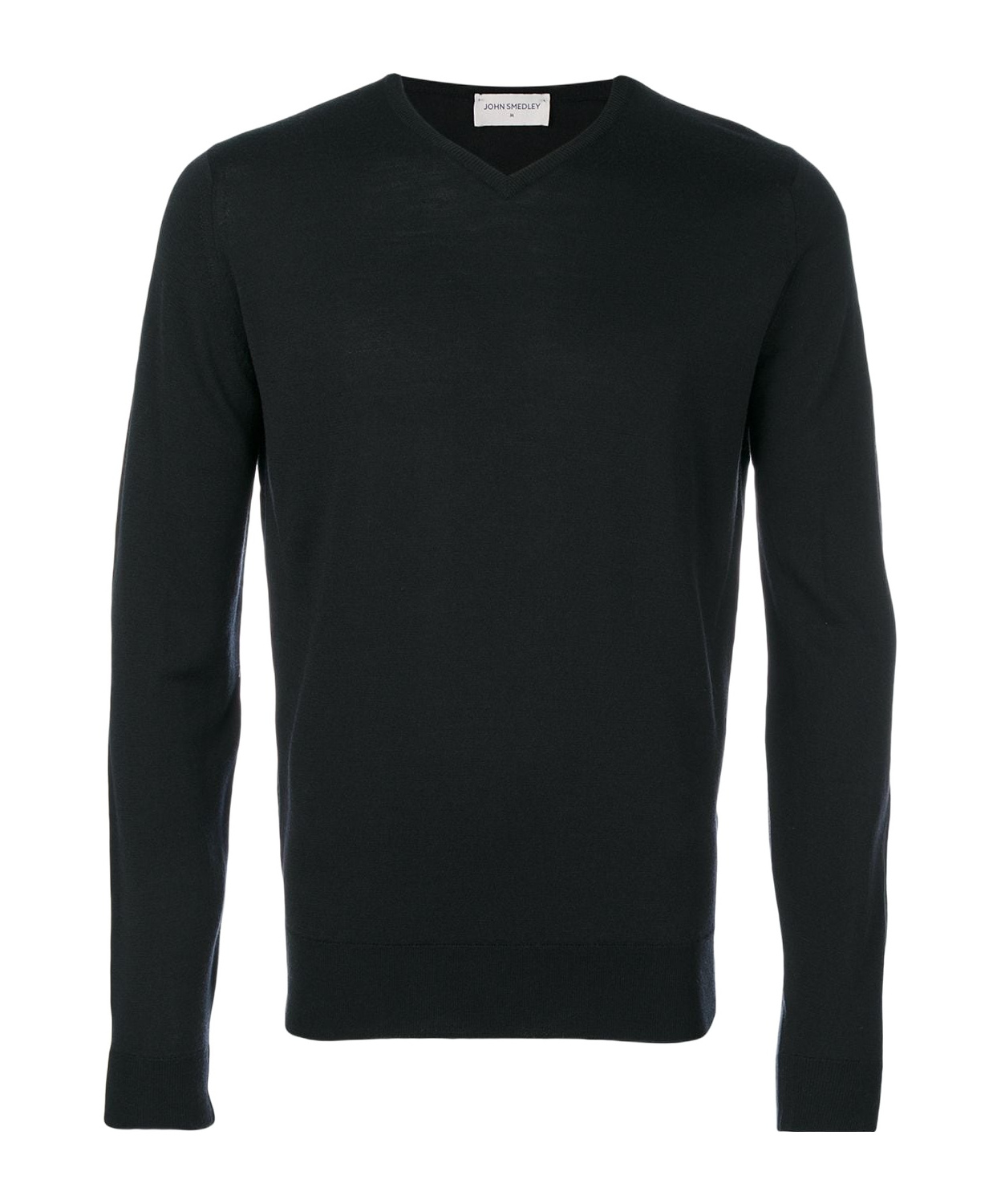 John Smedley Long-sleeved Sweater In Black