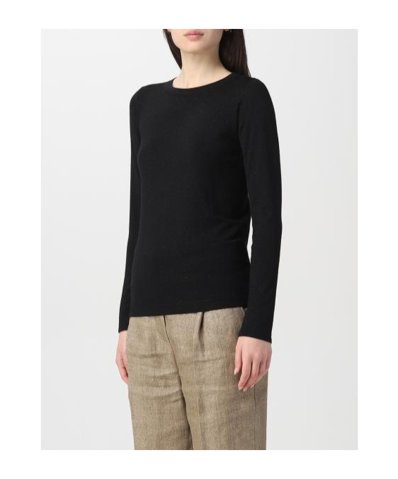 Brunello Cucinelli Cashmere-silk-blend Sweater In Black