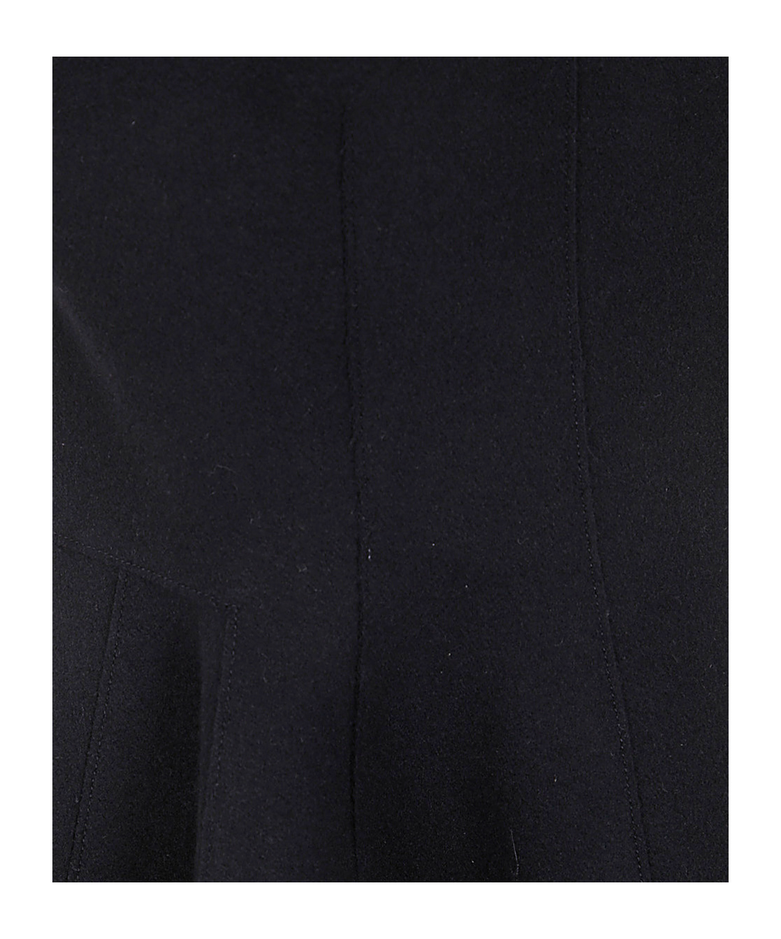 Lanvin Flared Sleeveless Peplum Top In Black