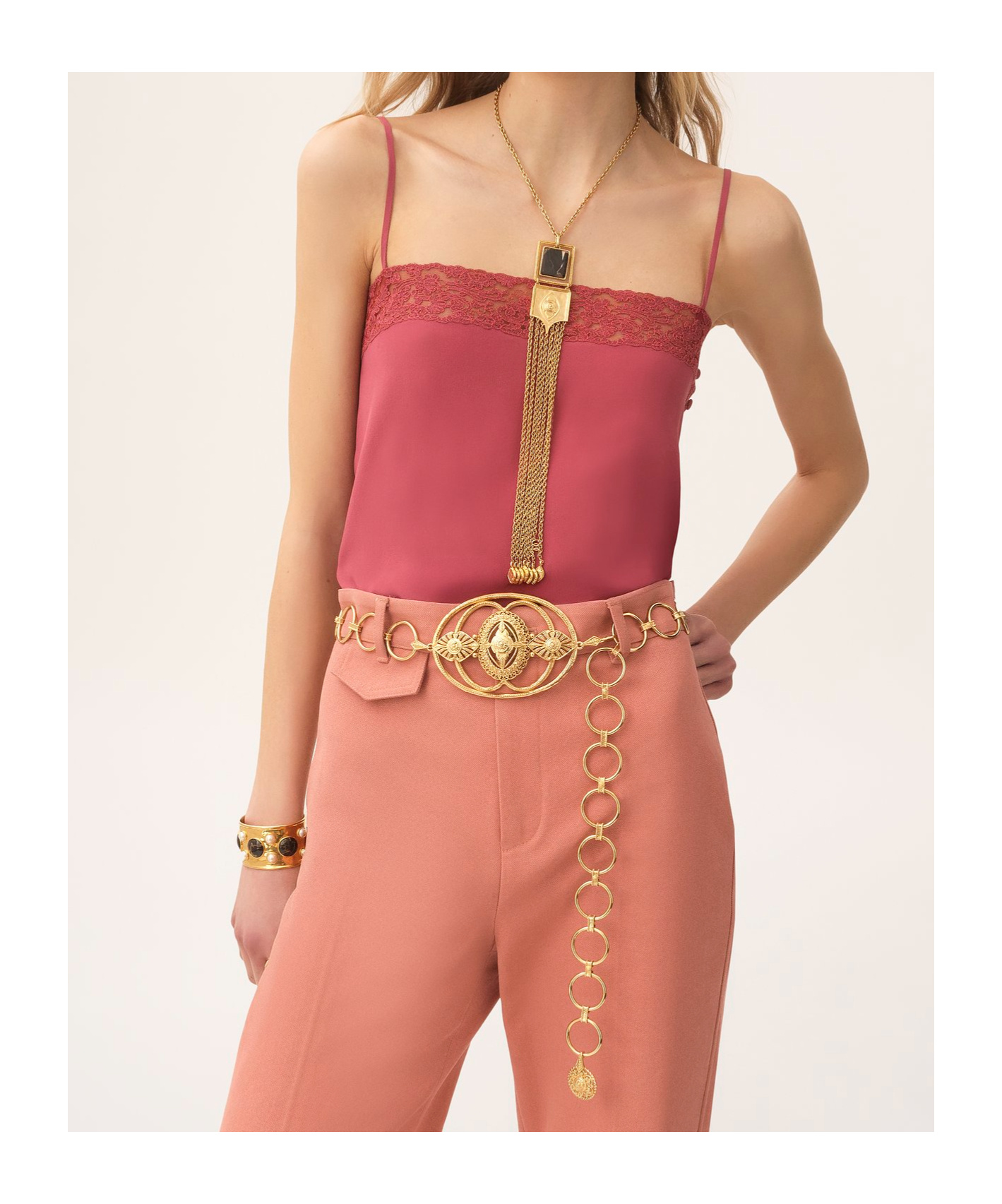 Chloé Organic Silk Crepe De Chine Top