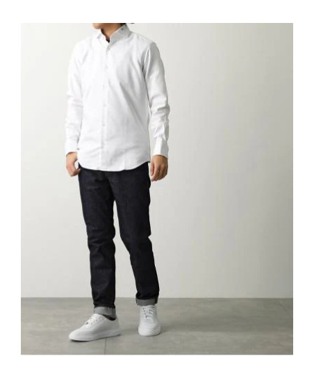 Hugo Boss Long-sleeved Shirt In White