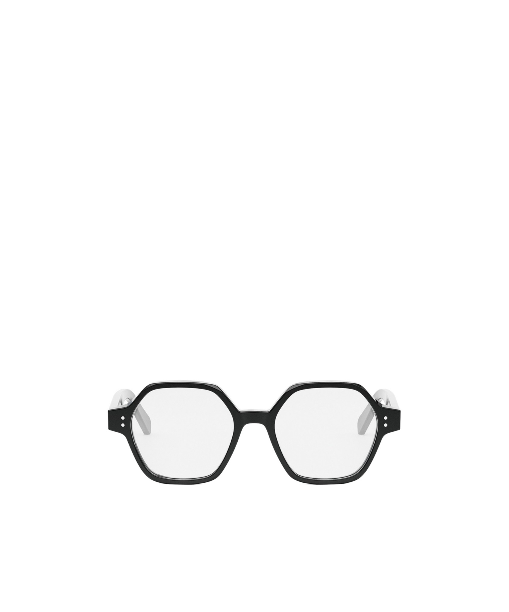 Celine Geometric Frame Flat Mirror In Black