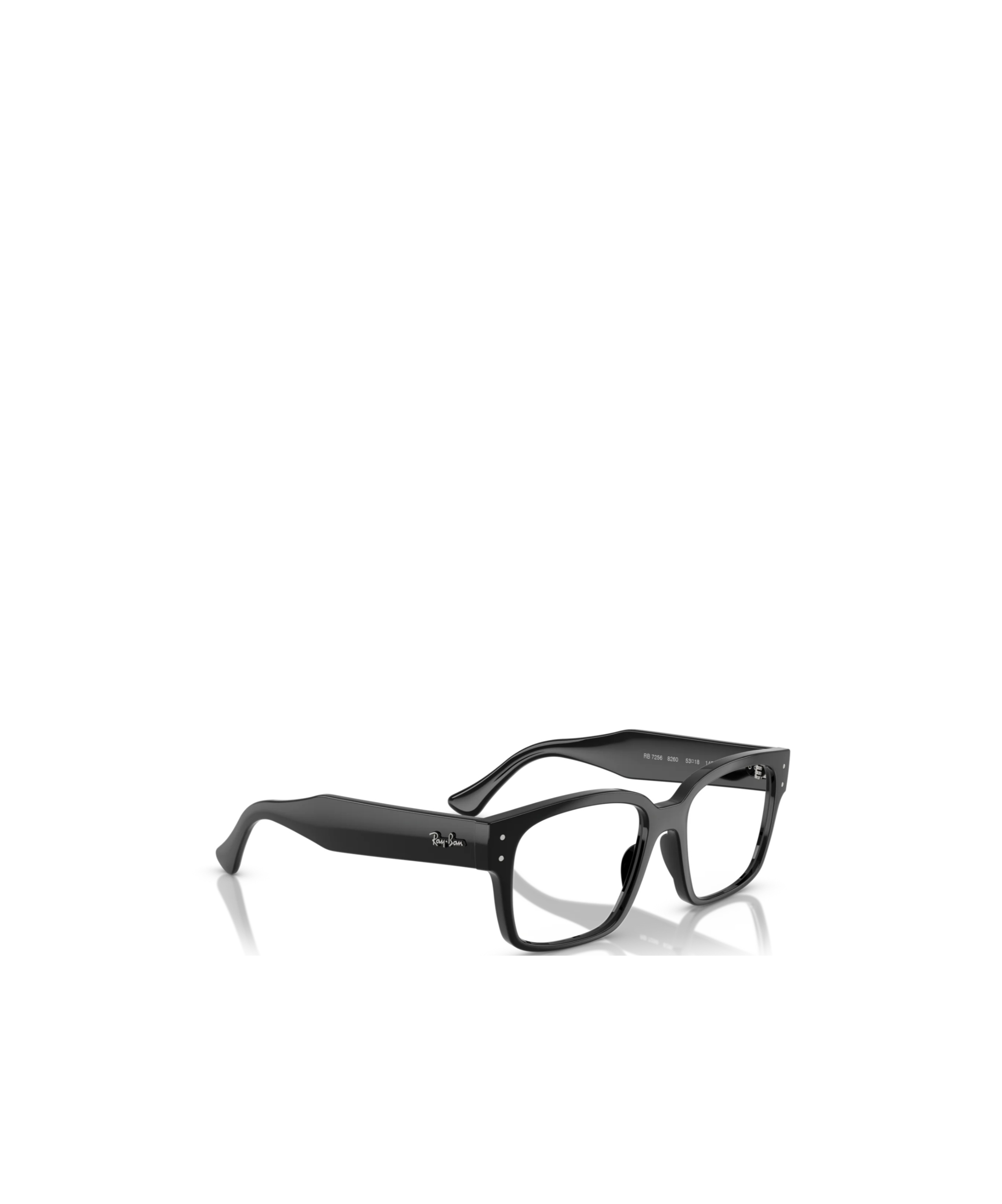 Ray Ban Geometric Flat Mirror In Black