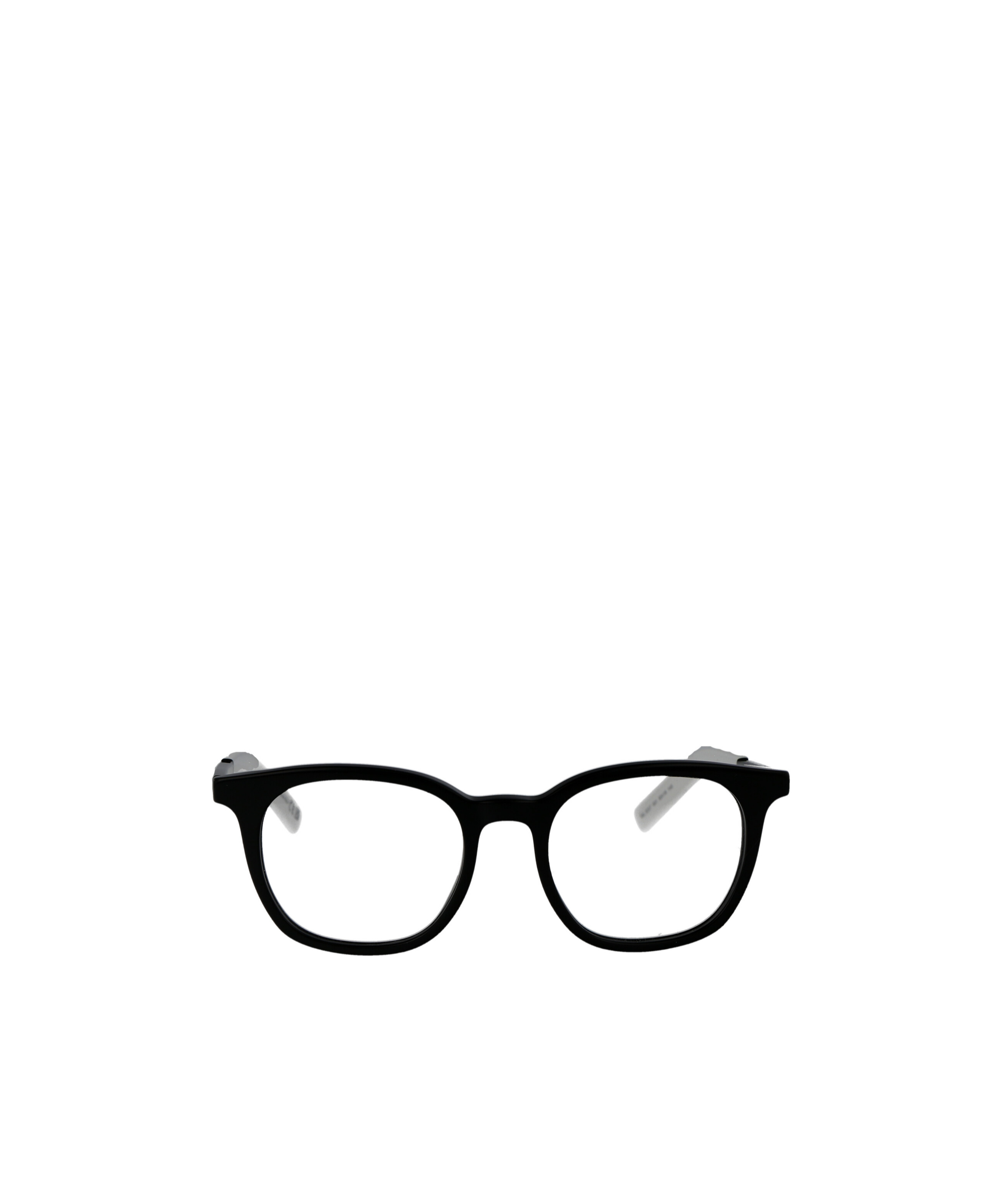 Moncler Ml5207 Two-tone Square-frame Glasses In Black