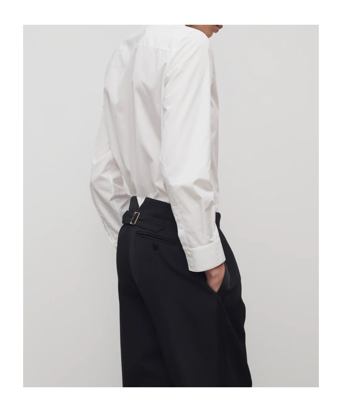 The Row Sadie Shirt In Cotton In White