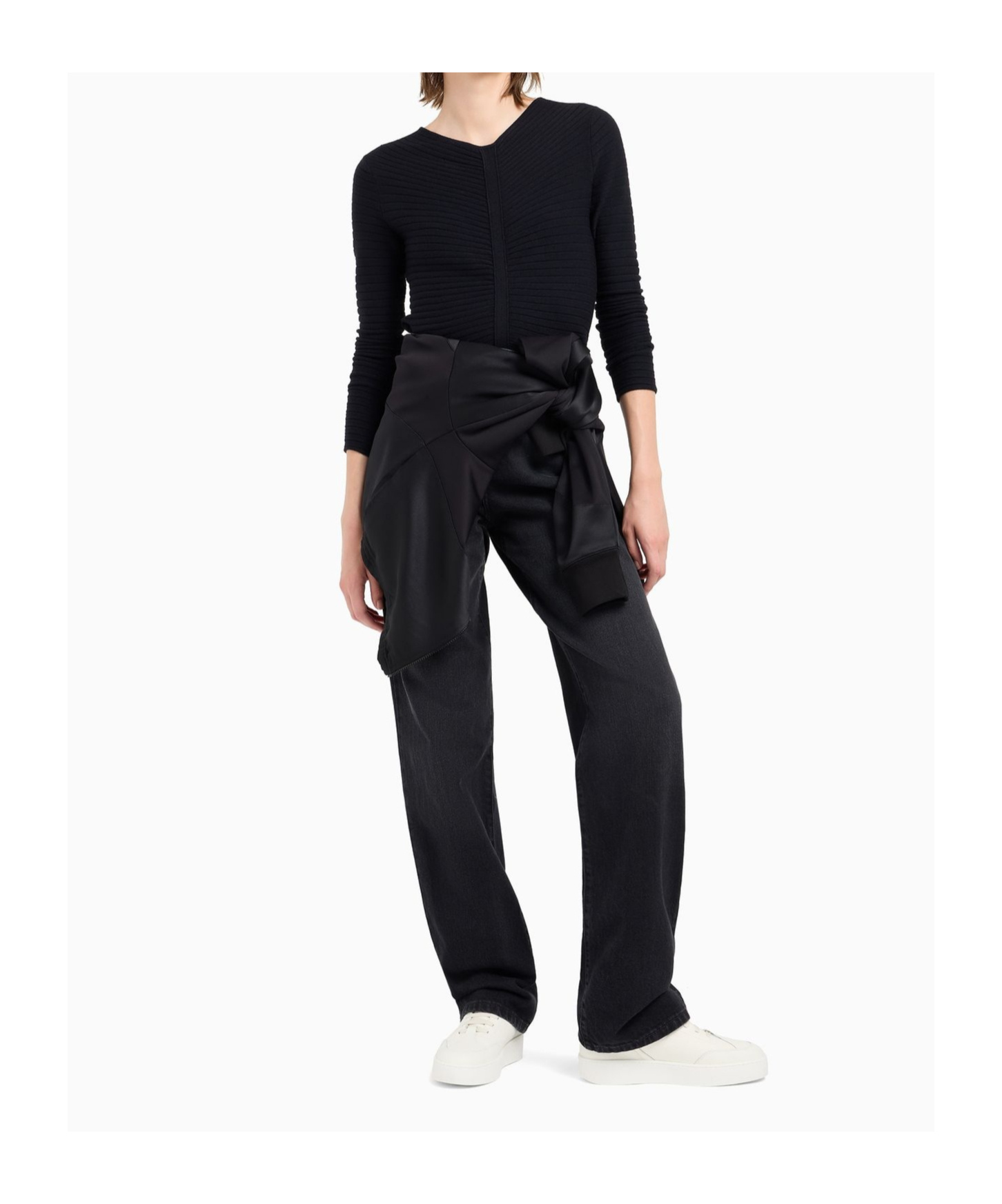 EMPORIO ARMANI BELT-LOOP JEANS