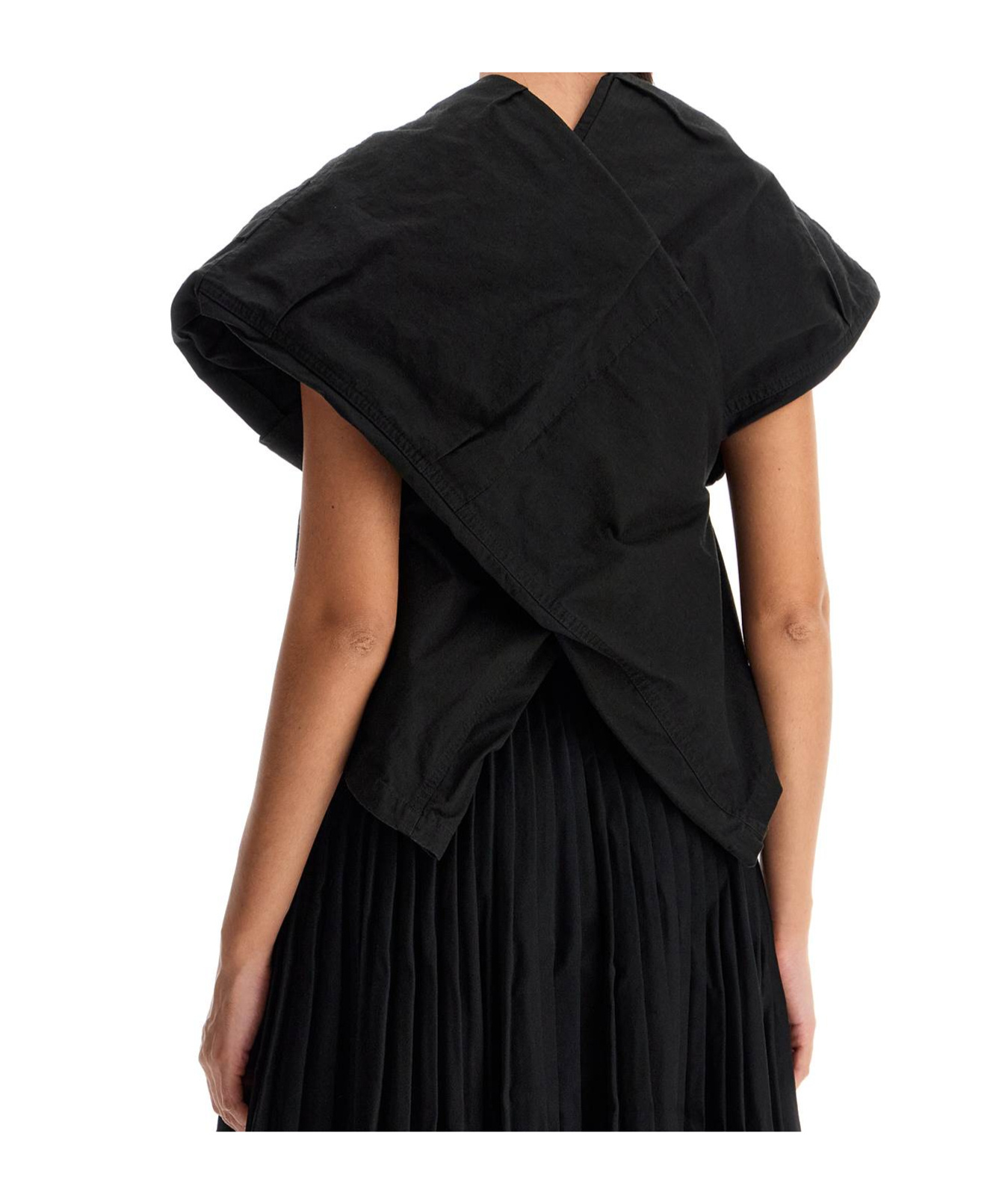 Balenciaga Tailored Pants Wool Top In Black