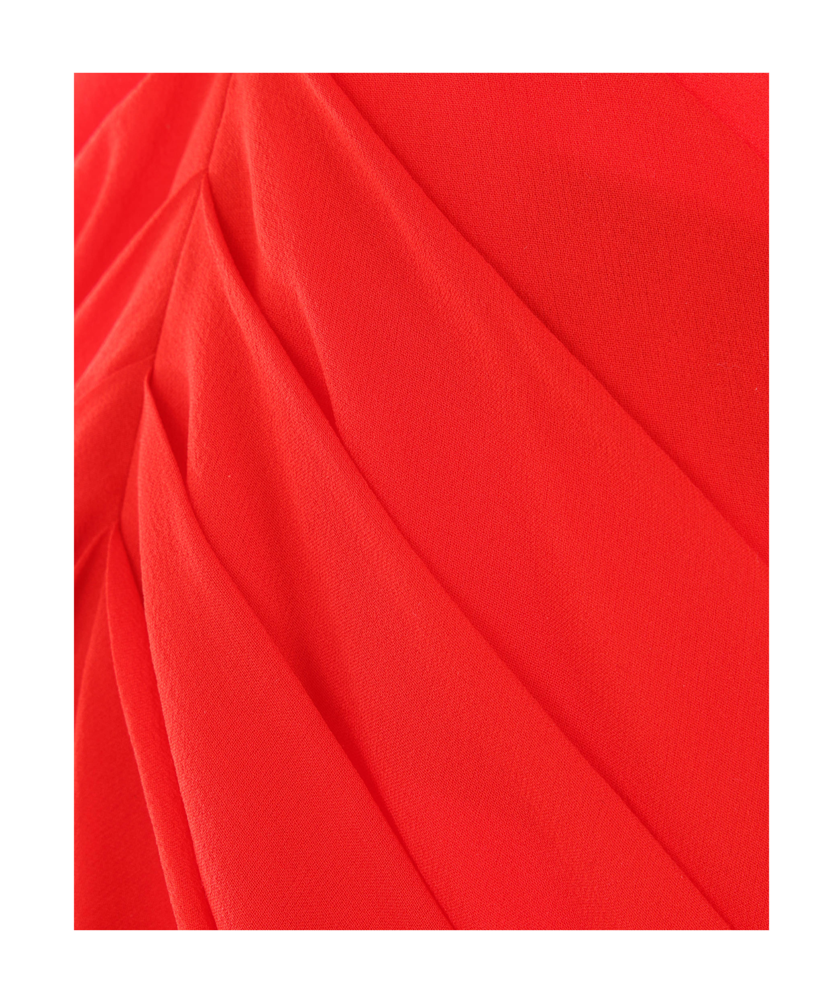 Blumarine Butterfly Crepe Asymmetric Dress In Orange