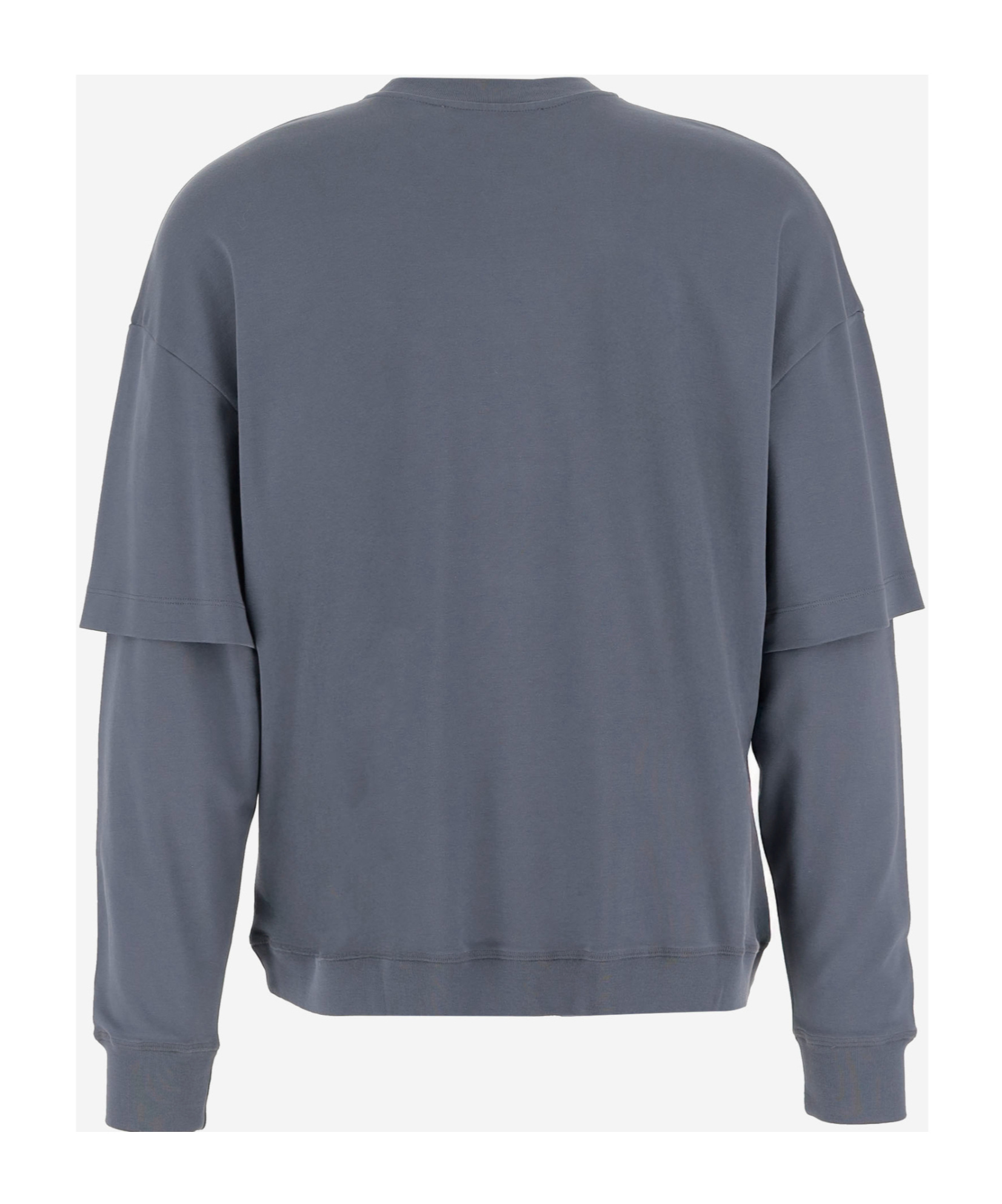 Darkpark Troy Double-sleeved T-shirt In Gray
