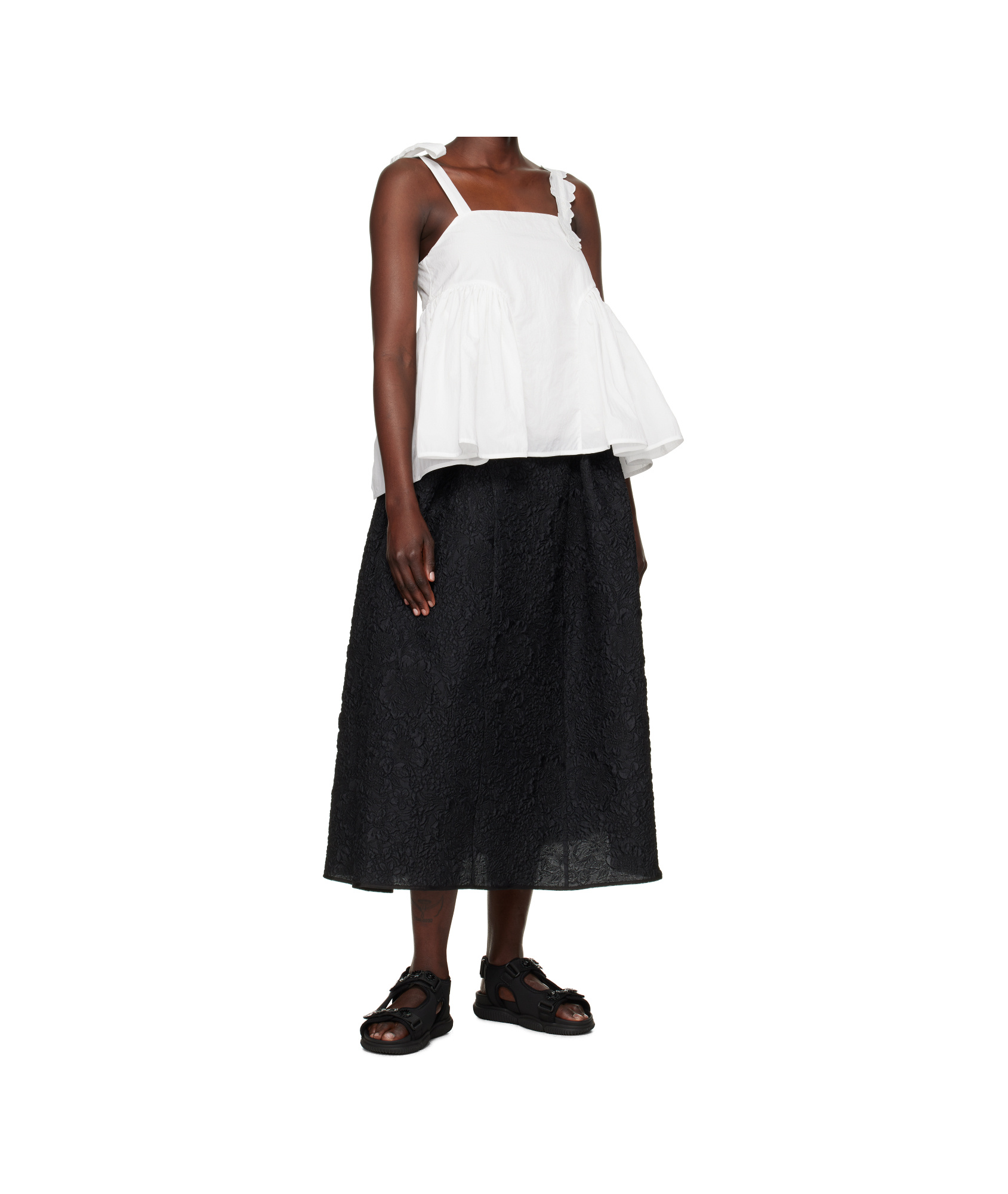 Cecilie Bahnsen Onyx Tank Top In White