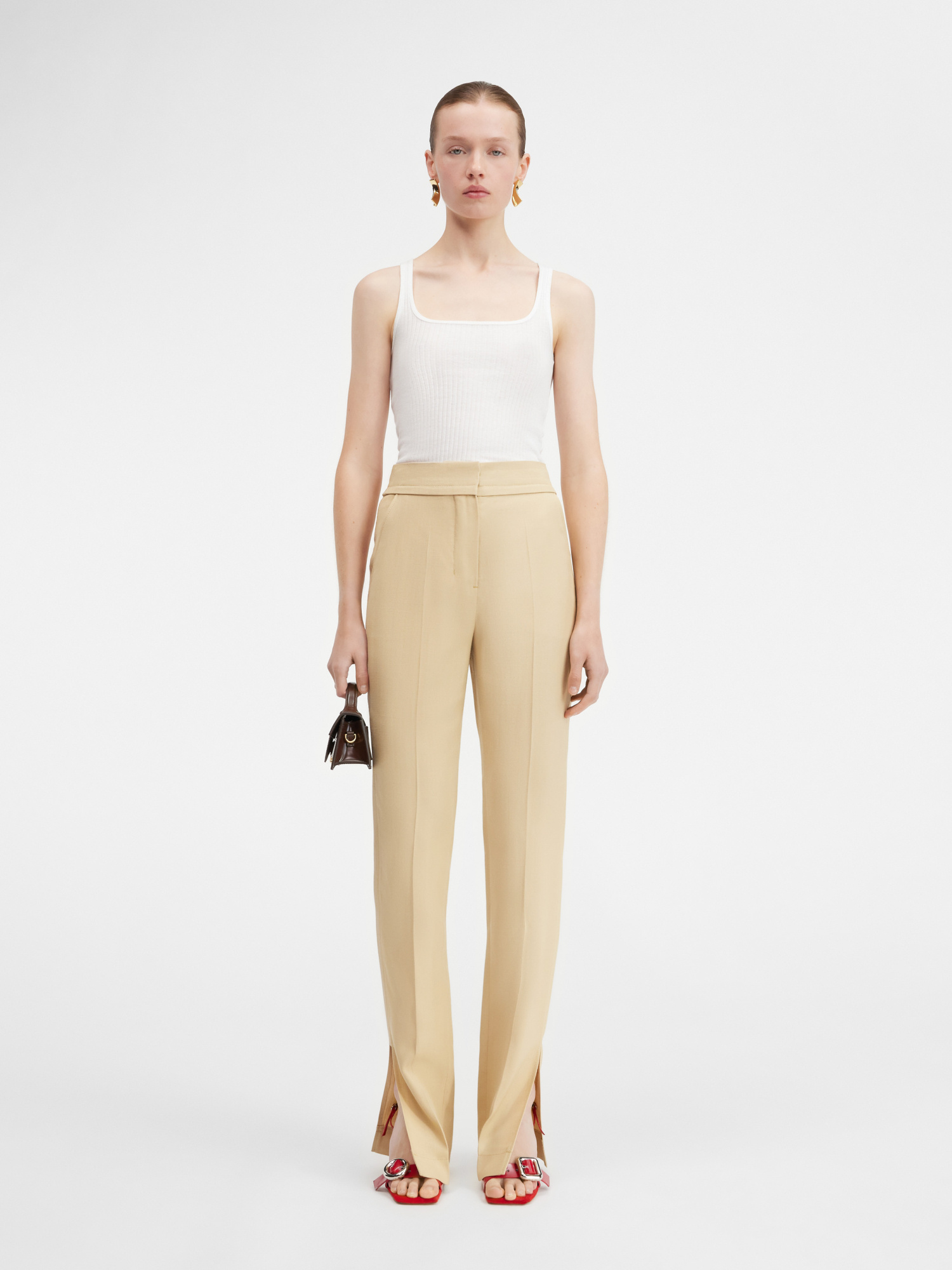 Jacquemus Le Pantalon Astouin In Nude
