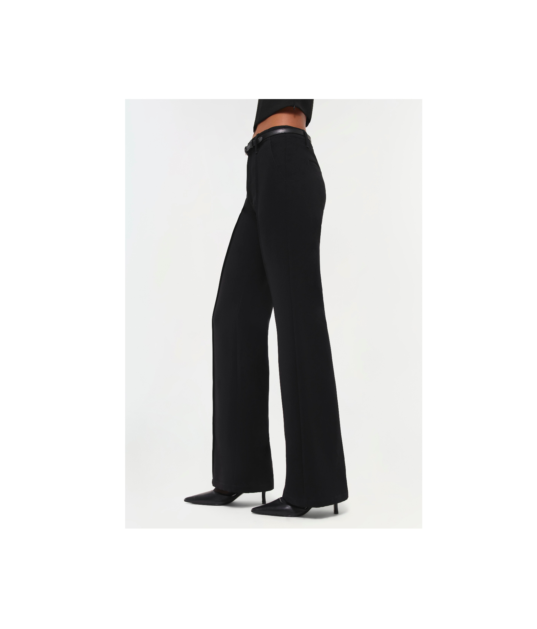 Simkhai Belt-loop Casual Pants In Black