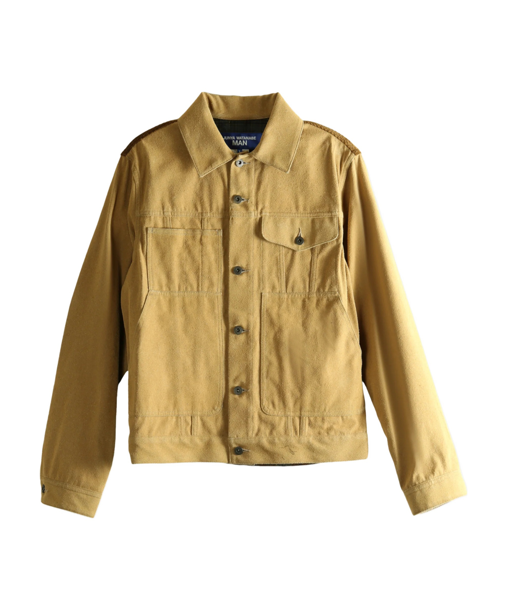 Junya Watanabe Button-down Long-sleeved Casual Jacket In Brown