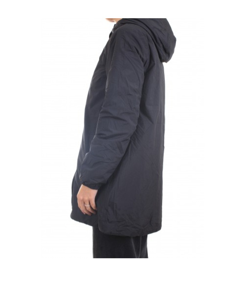 K-way Hooded Down Jacket In Blue