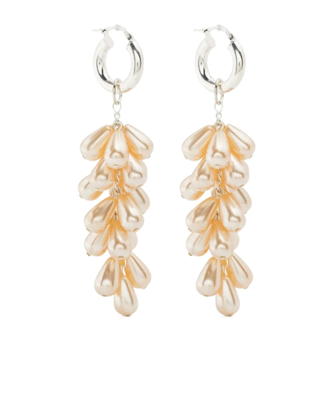 Magda Butrym Pearl Drop Design Earrings For Everyday Wear In Neutral