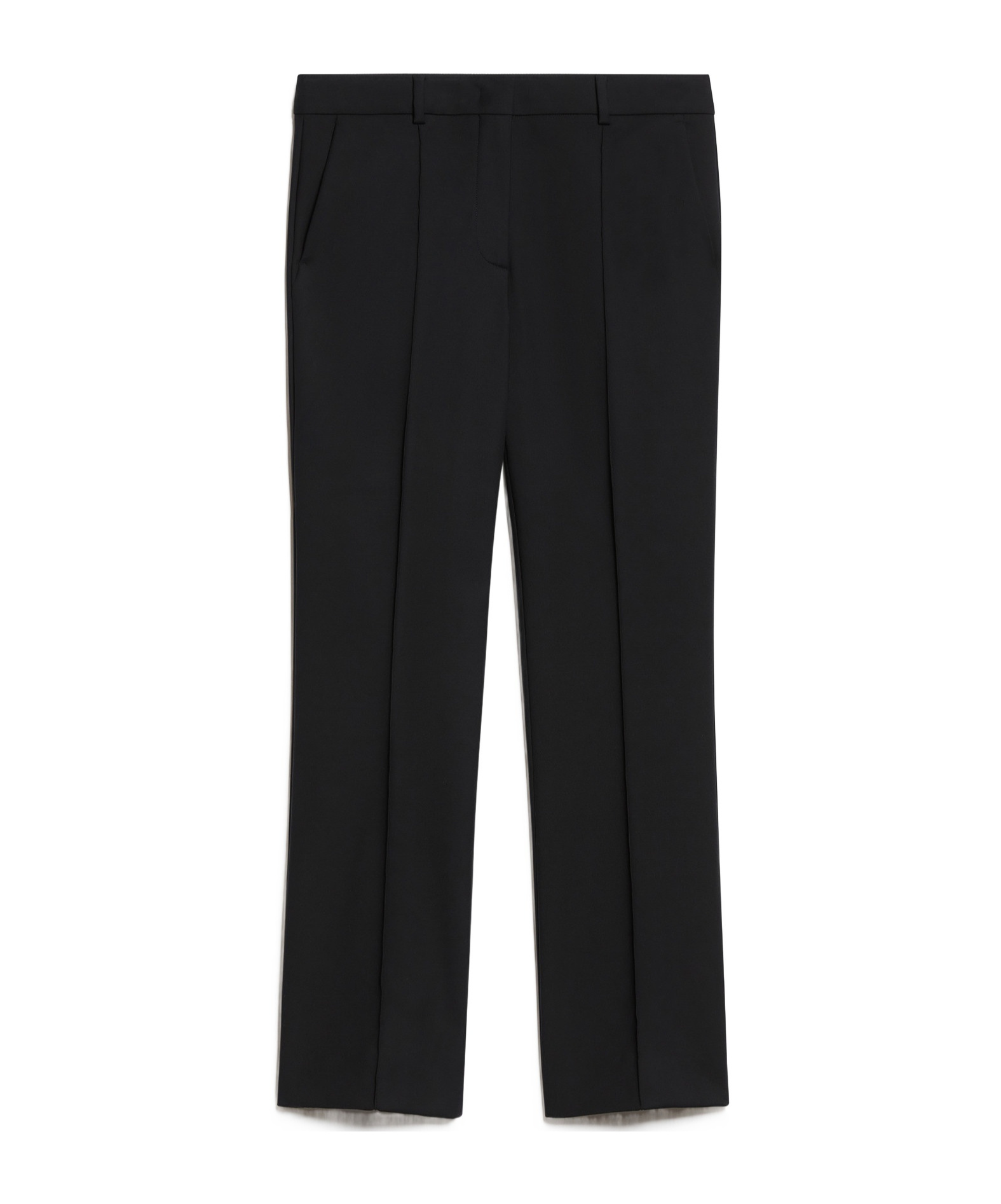 Sportmax Low-rise Bell Bottoms In Black