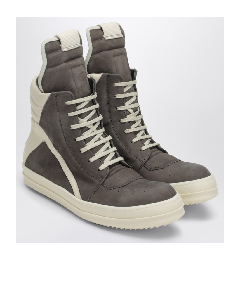 Rick Owens Lace-up High-top Sneakers In Black