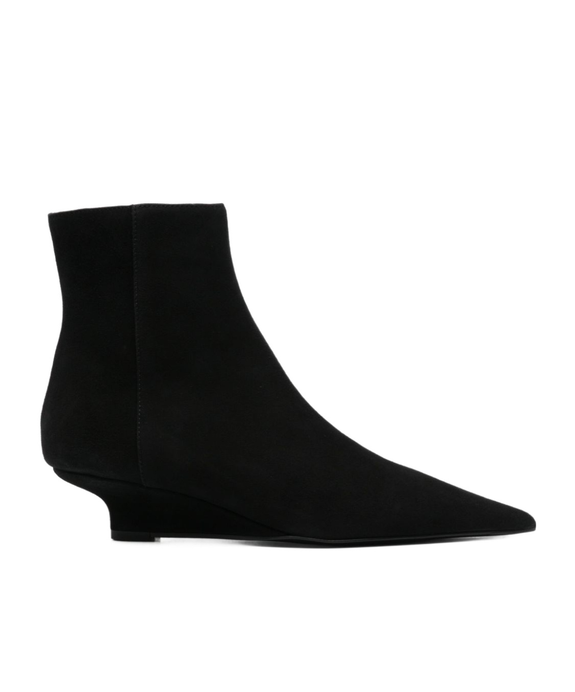 Totême 50mm Suede Boots In Black