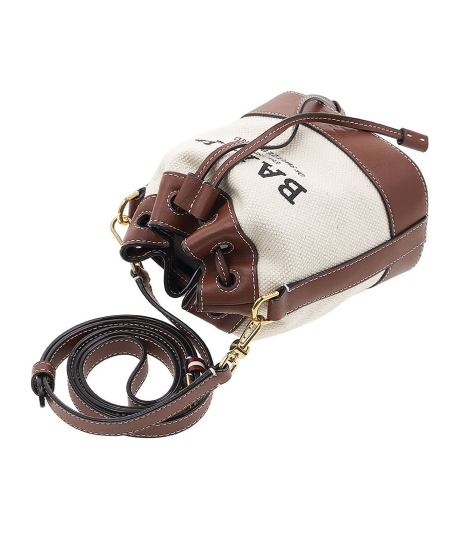 Shop Bally Logo Shoulder Bag In Multicolor