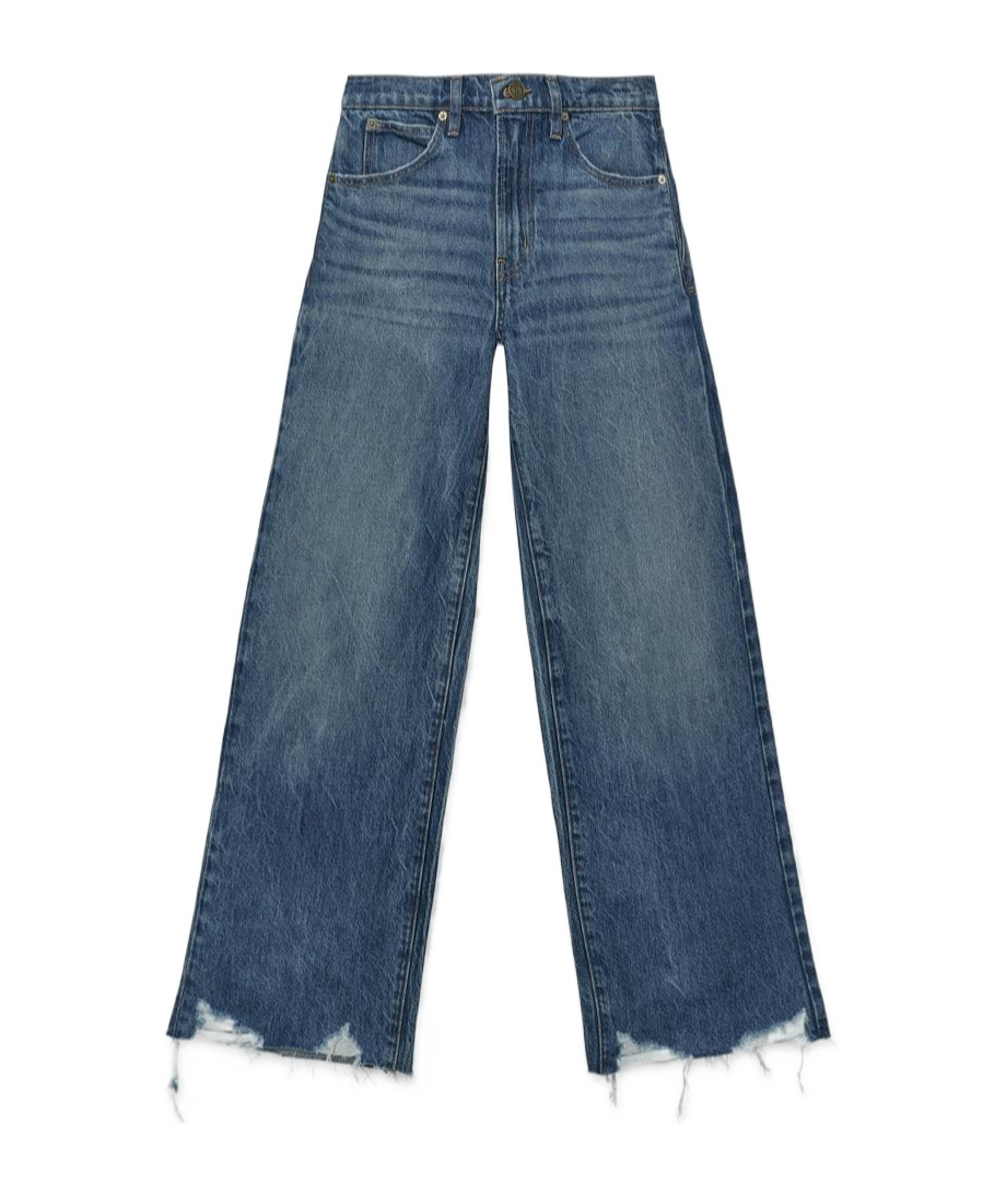 Frame High Waist Jeans In Blue