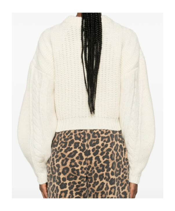 Iro Crew Neck Sweater In White