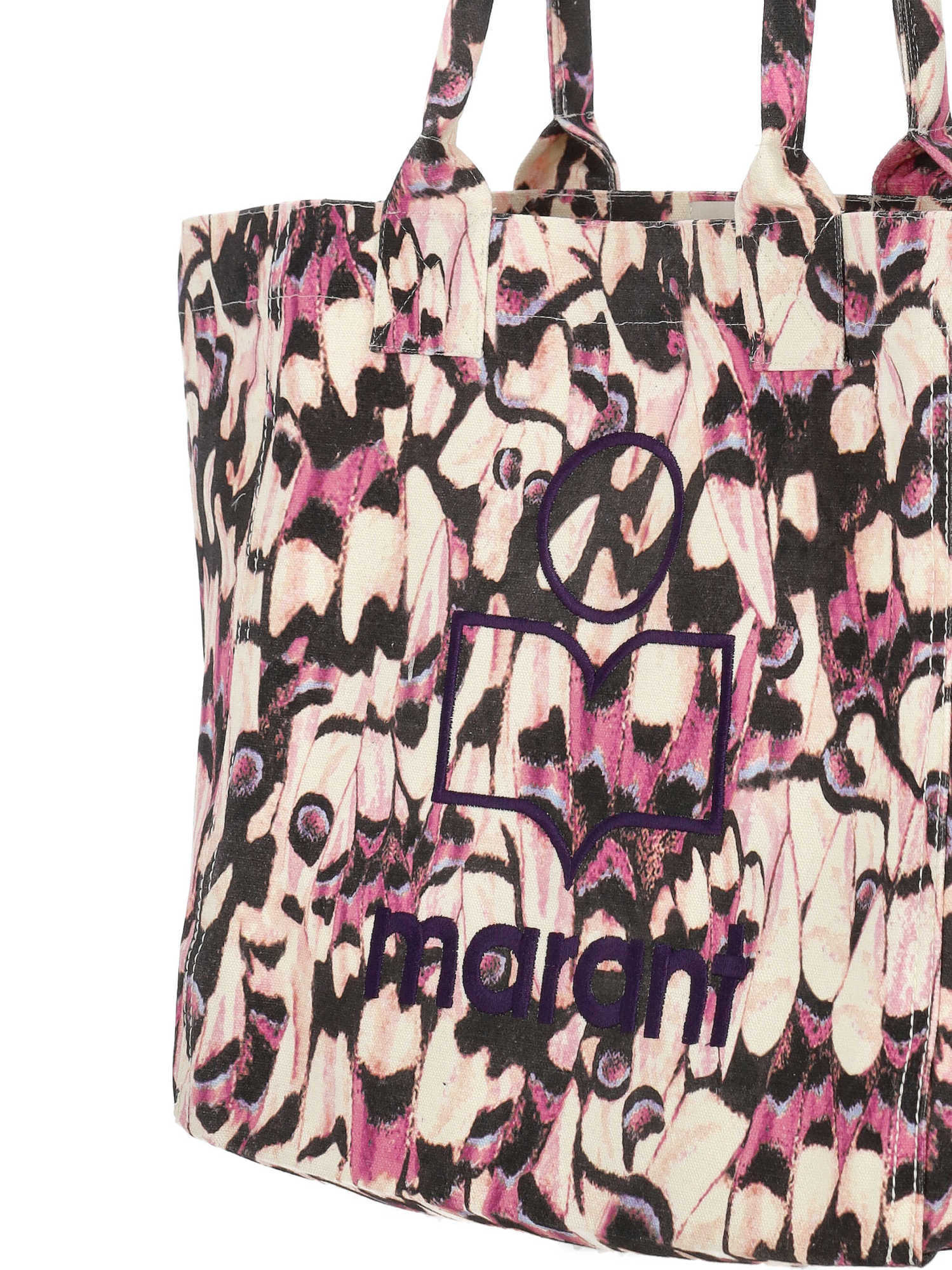 Shop Isabel Marant Logo Tote Bag In Multicolor