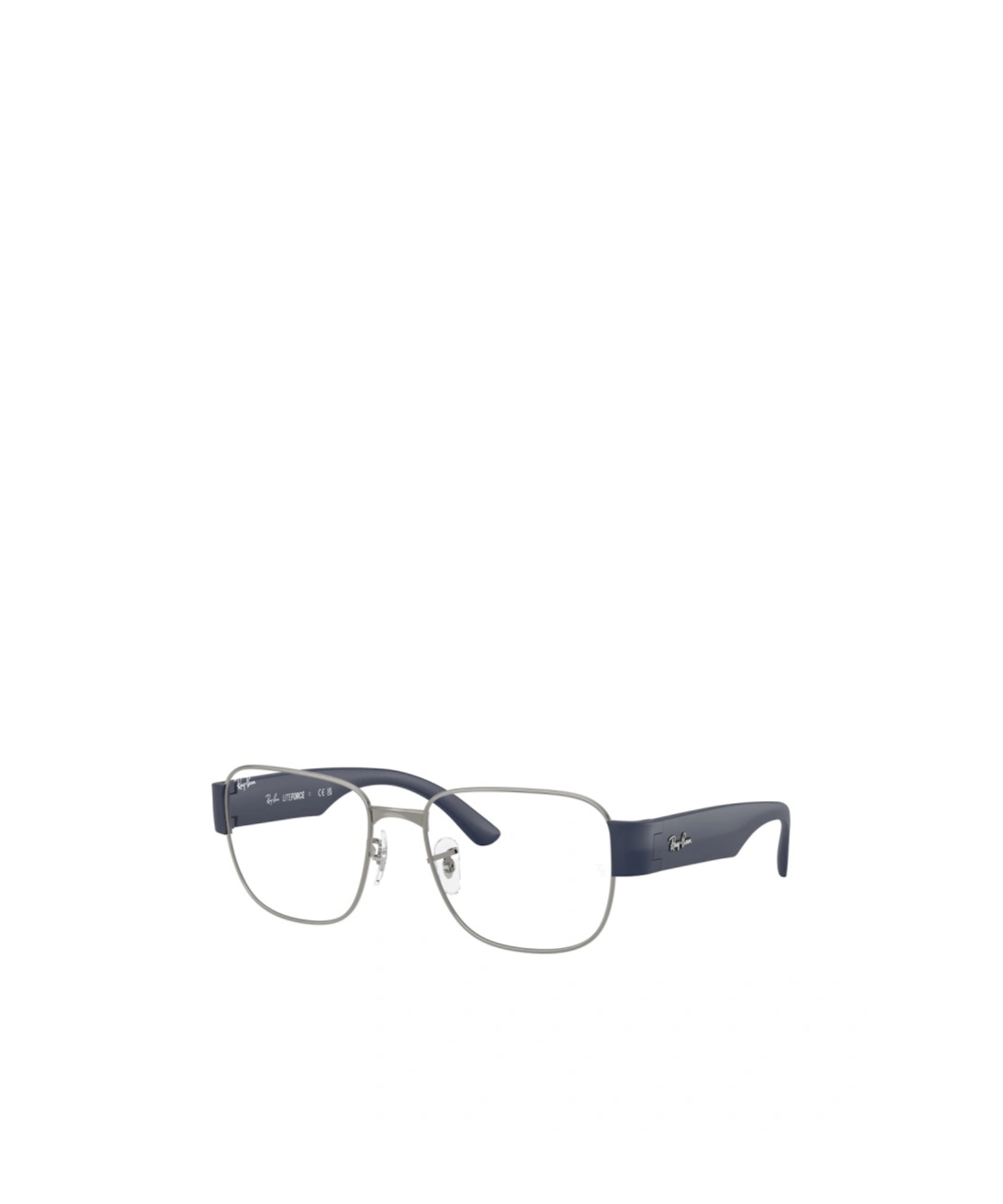 Ray Ban Frameless Flat Mirror In Gray