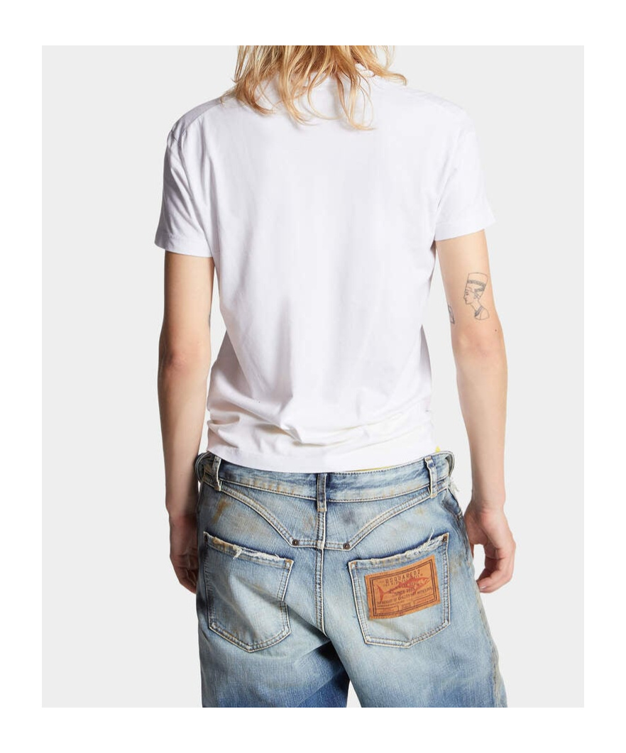 Dsquared2 Short-sleeved T-shirt In White
