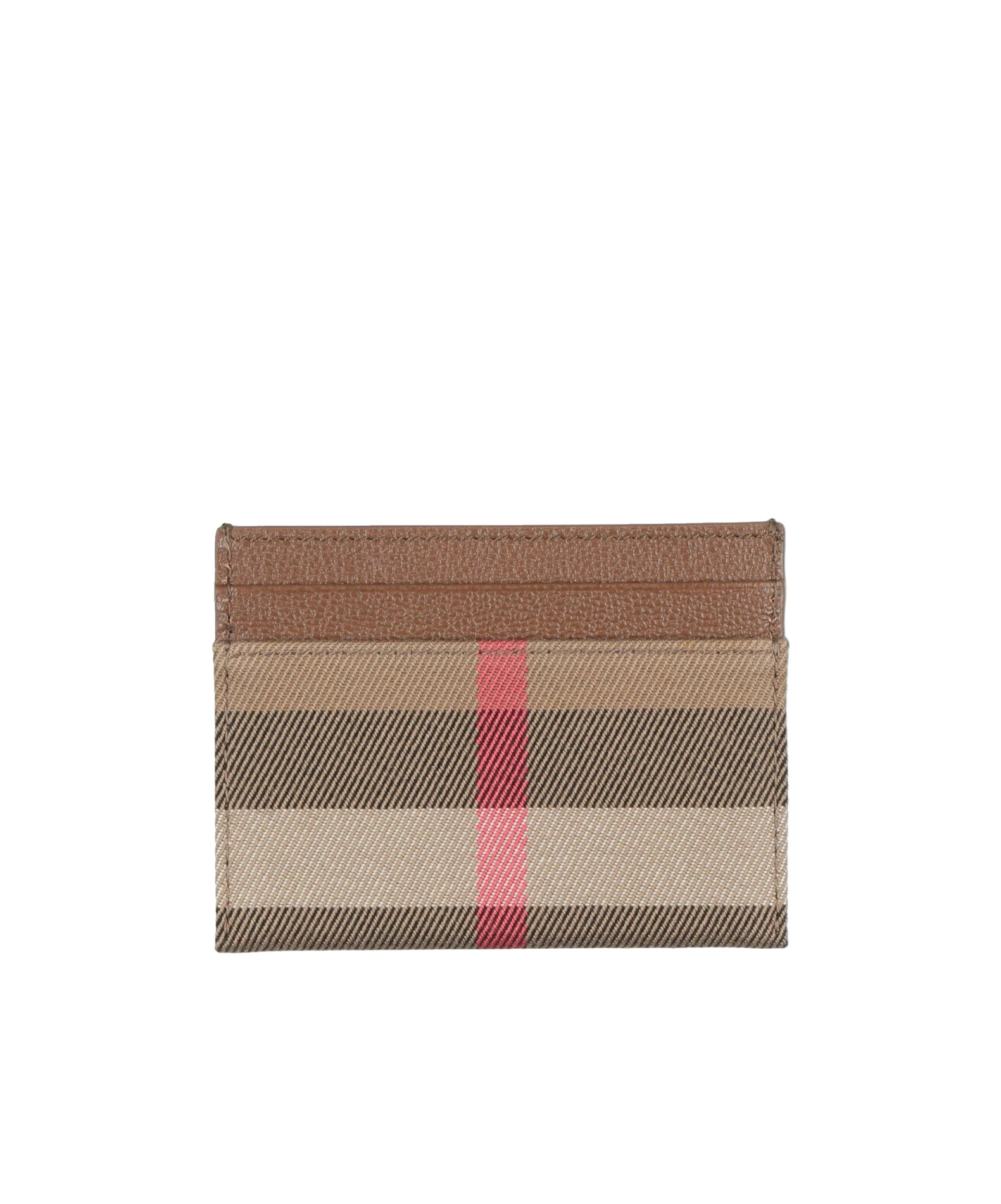 Burberry Signature Print Cardholders In Brown