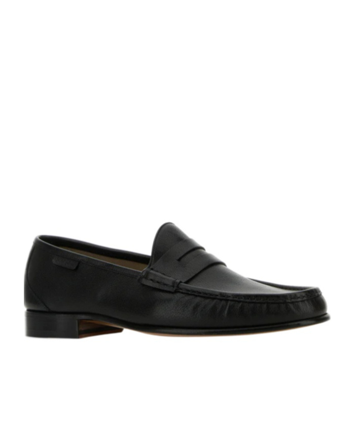 Tom Ford Black Leather Loafers