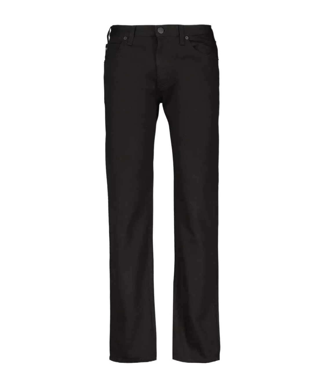 Emporio Armani Belt Loops Slacks In Black