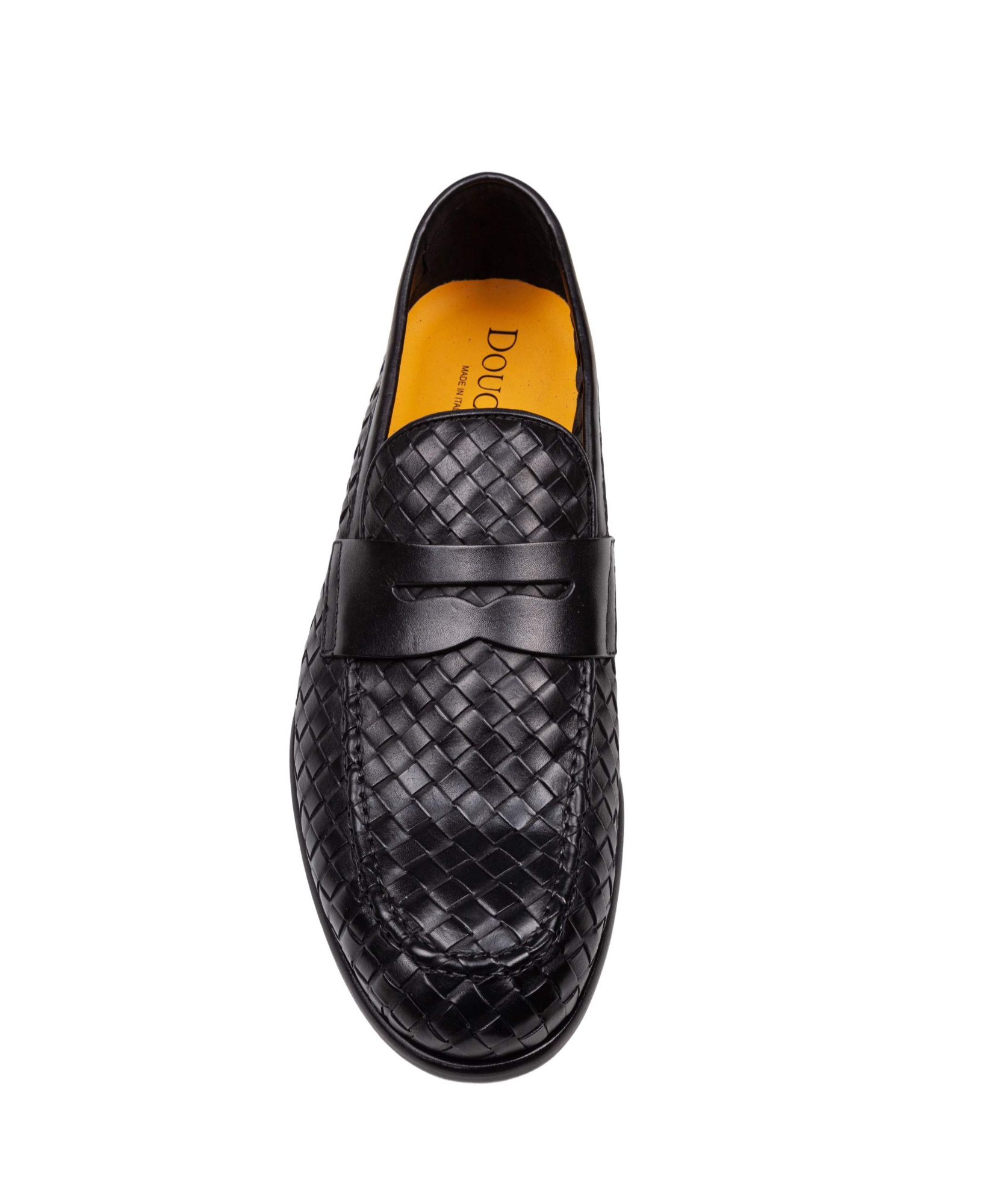 Doucal's Woven Loafers In Black